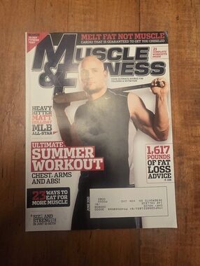 Muscle & Fitness Magazine June 2010 Matt Holliday MLB Workout Bodybuilding Joe